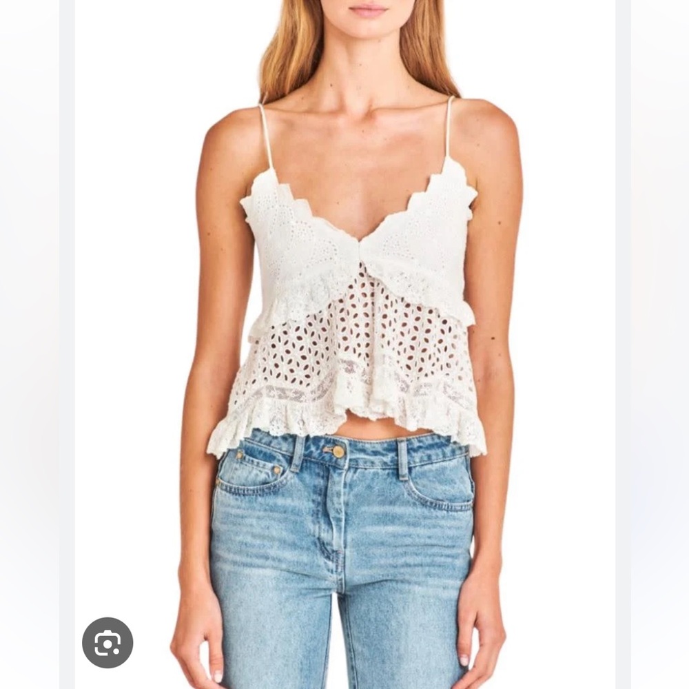 NWT LoveShackFancy Senta Top 00